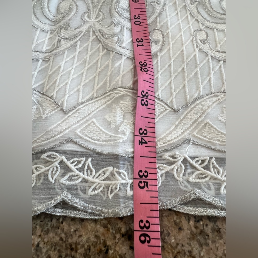 Erin by Erin Fetherston Silk Embroidered Sheath Dress NWT Size 8 - Picture 6 of 12